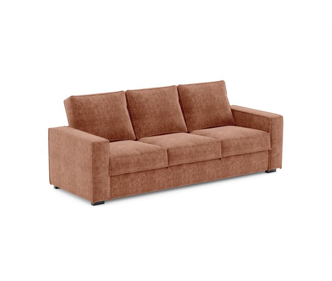 Sofá 3 plazas con cama AZZURO Terracota