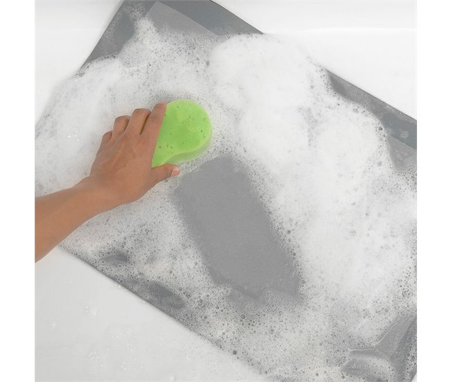Alfombrilla de Baño Superabsorbente Gris