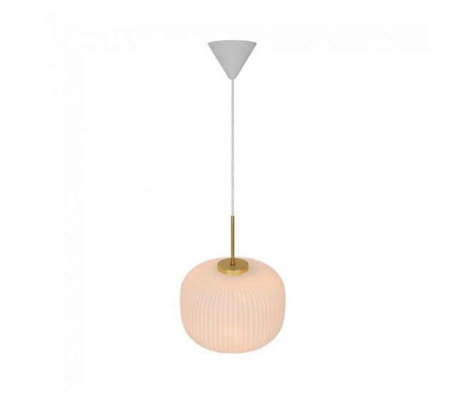 Lámpara de techo Milford 30 Latón Cristal Nórdico Multicolor