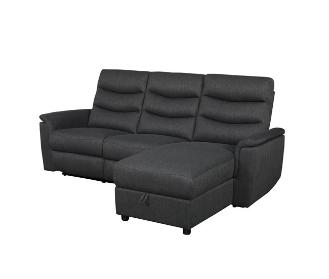 Chaise loungue relax FAMILY eléctrico Antracita