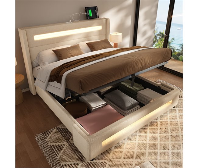 Canapés abatibles Beige