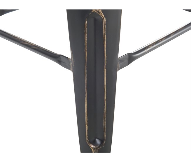 Beliani Silla de bar CABRILLO Negro