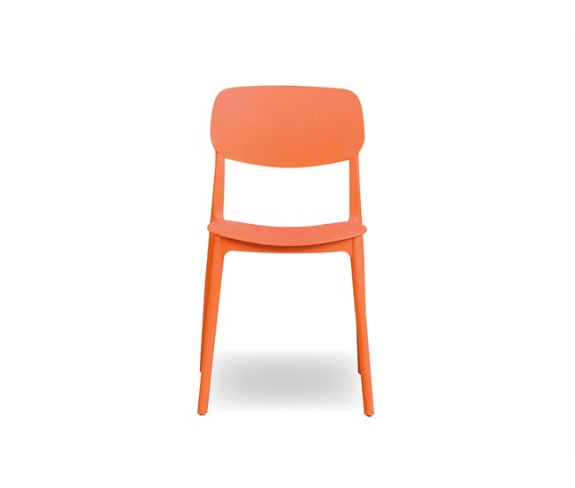 Silla de cocina LAIA fija PP Naranja