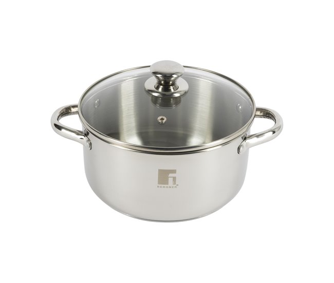 Cacerola 3 piezas Alea Bergner Plateado