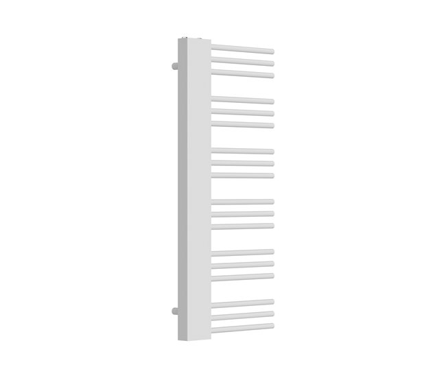 Radiador toallero mural Kviteseid 18 tubos 470W acero [neu.haus] Blanco
