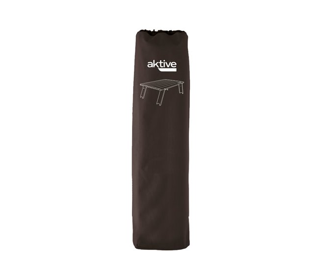 Aktive Mesa plegable pequeña camping aluminio ultraligera Gris