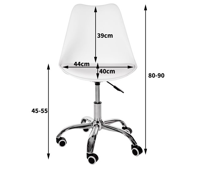 Silla de escritorio infantil FD005 Blanco