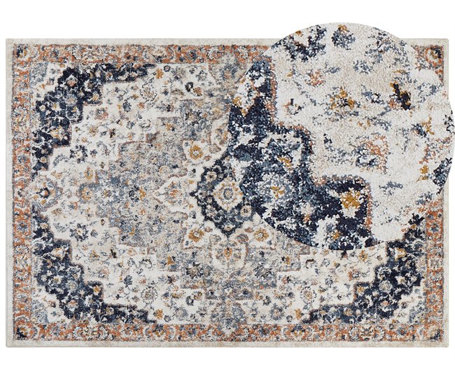 Beliani Alfombra de pelo corto HERMON 160x230 Multicolor