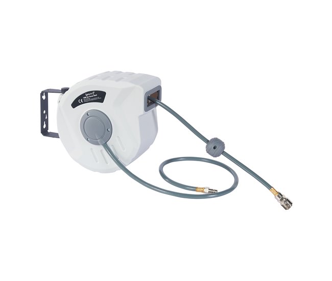 Enrollador de mangueras de aire comprimido Nassau PVC Gris