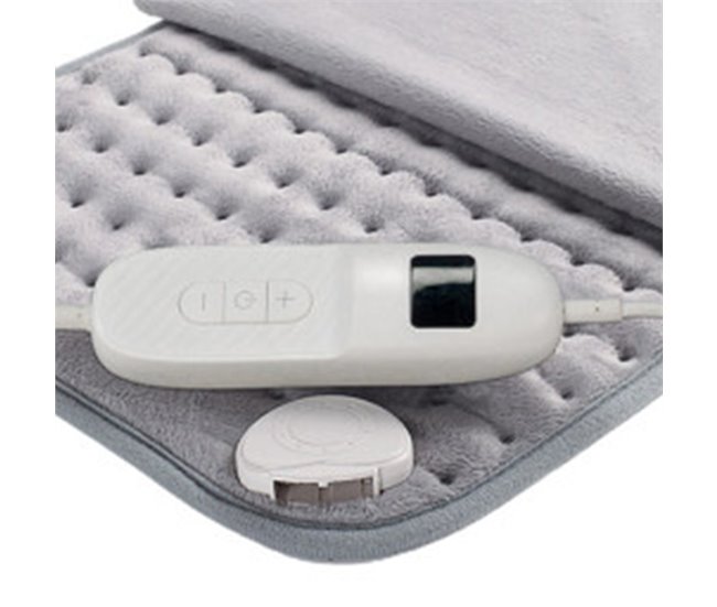 Almohadilla Electrica Textil Serie Vellon Gris