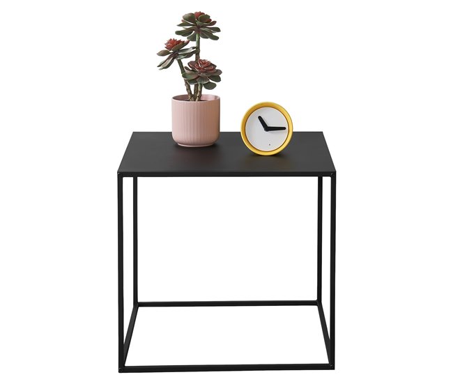 Mesa Consola Russafa metal robusta Negro