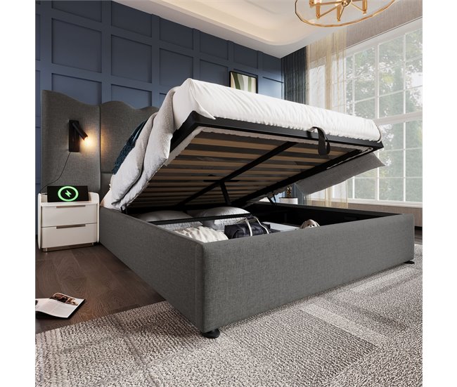 Canapés abatibles Gris