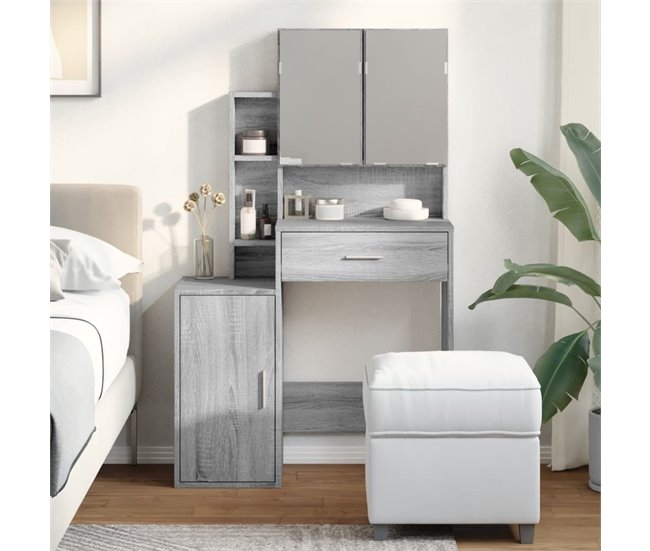 Tocador DREAM SPACE 80 Roble/ Gris