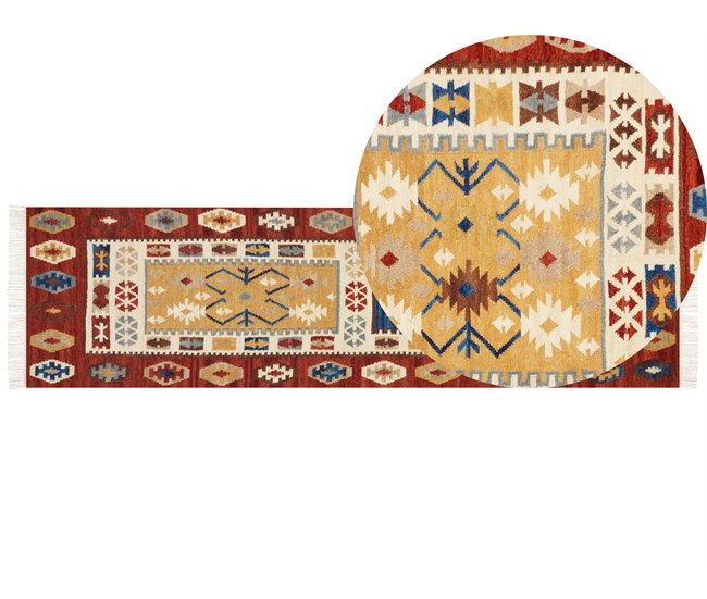 Beliani De corredor VOSKEHAT 80x300 Multicolor