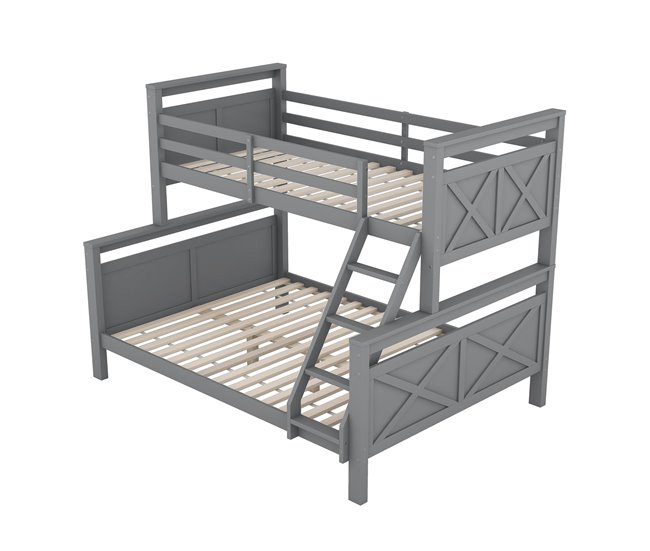 Cama litera 145x205 Gris