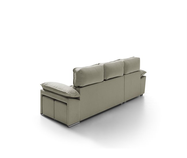 Chaise longue con arcon DIWY Beige