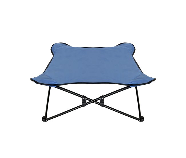 Acomoda Textil – Cama para Perros Elevada Resistente, Plegable. Azul