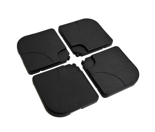 Base de Sombrilla HDPE Outsunny 50x50 Negro