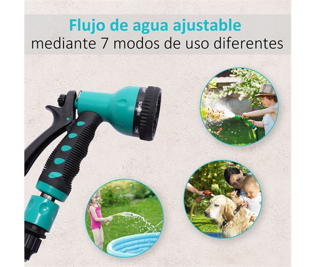 Carrete para Manguera PP, Plástico DURHAND Multicolor