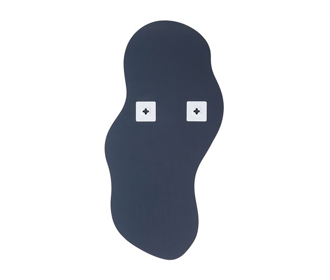 Beliani Espejo AUXERRE Gris