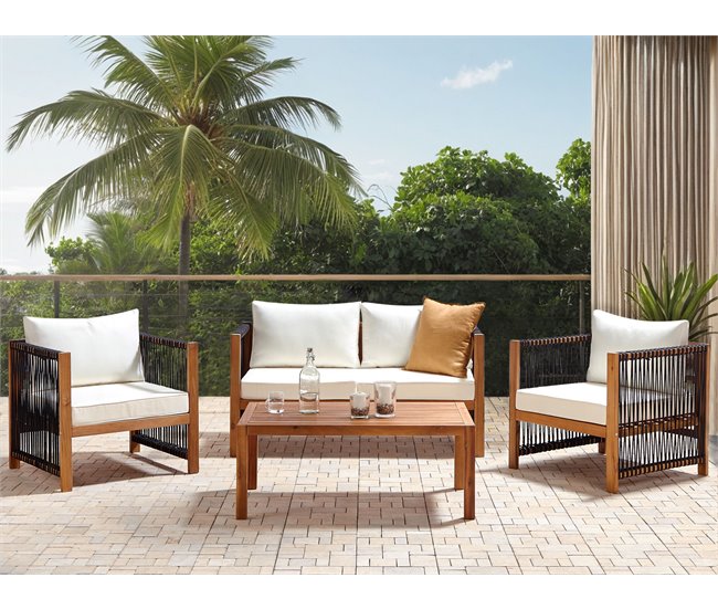 Beliani Conjunto longue ANTRIA Beige