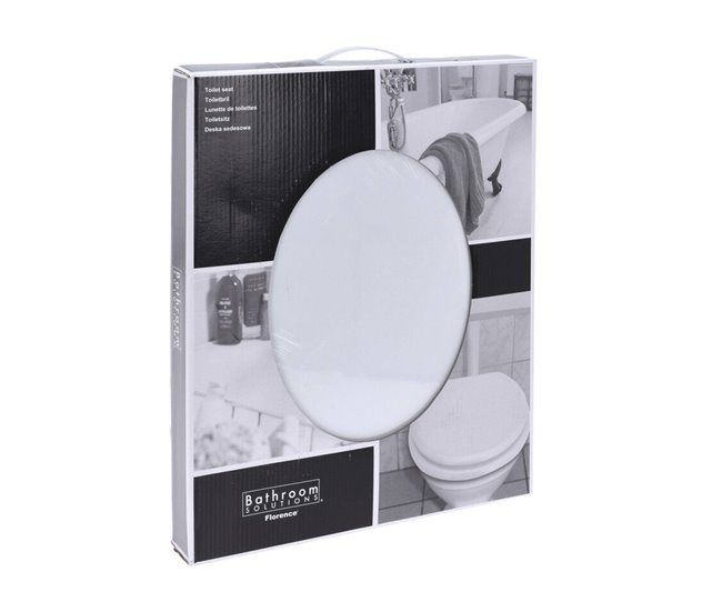 Well Home Asiento de Inodoro con tapa Blanco