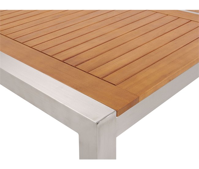 Beliani Conjunto de comedor GROSSETO Blanco