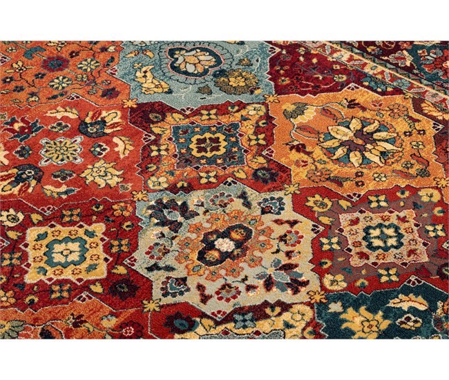 Alfombra de lana POLONIA Samari Ornamento 170x235 Rojo