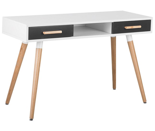 Beliani Escritorio FRISCO 120x45 Gris Oscuro