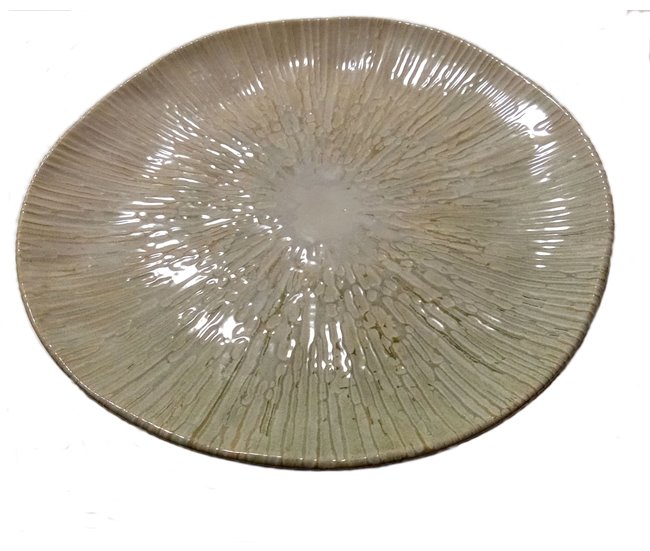 Vajilla AIN BRILLO 12P marca LA MEDITERRANEA Beige
