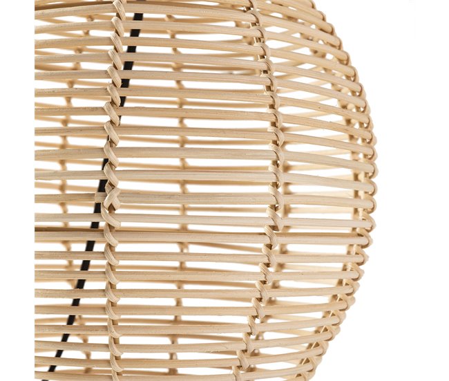 Lámpara de mesa Miki de ratán natural Beige