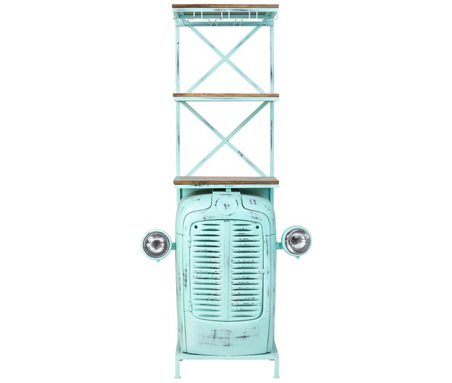 Estanteria botellero Azul