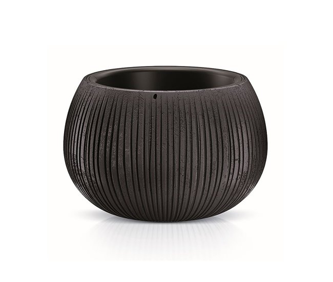 2x Prosperplast BETON BOWL de plástico CON depósito Negro