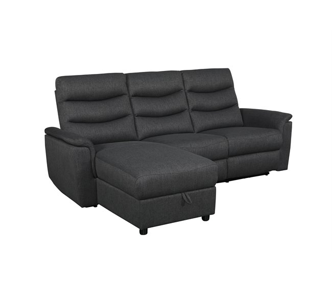 Chaise loungue relax FAMILY eléctrico Antracita