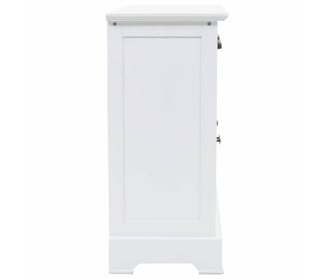 Aparador de puertas MDF madera de pino 4402117 Marron