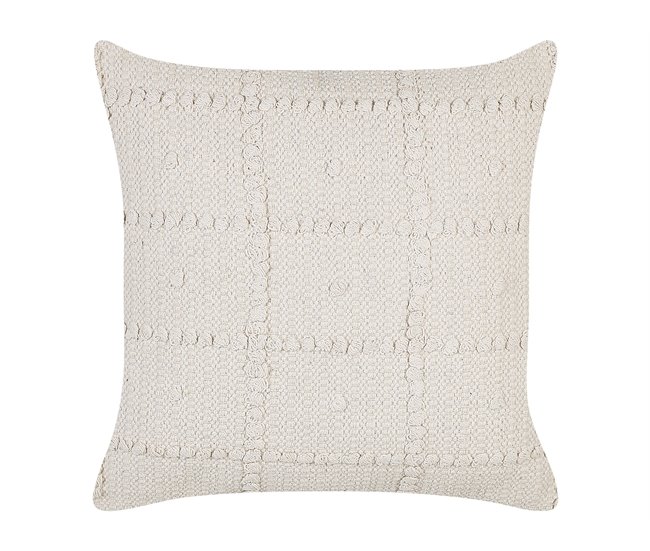 Beliani Cojín decorativo IXORA Beige