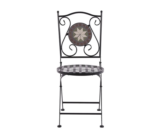 Beliani Conjunto bistro CARIATI Negro