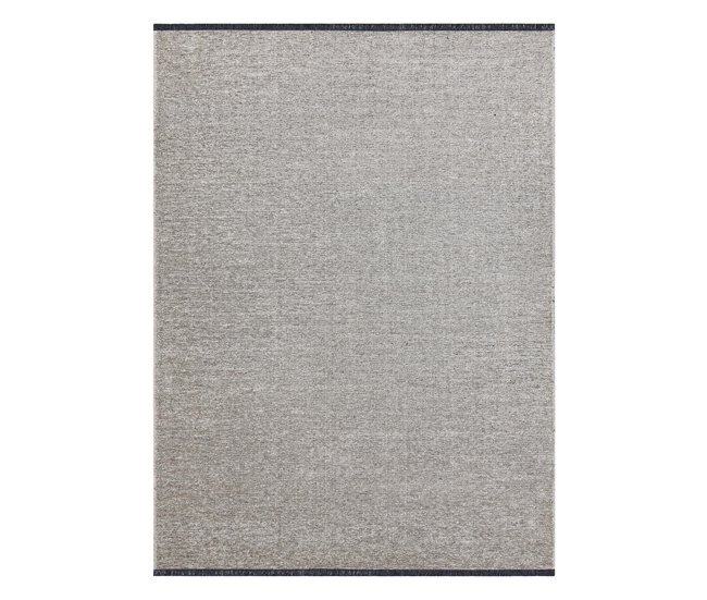 Alfombra FLORENCE 24021 glamour tejido plano flecos 175x270 Crema