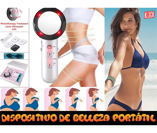 Cavitación Ultrasónica Maquina Adelgazante Reafirmante Anticelulítico Blanco