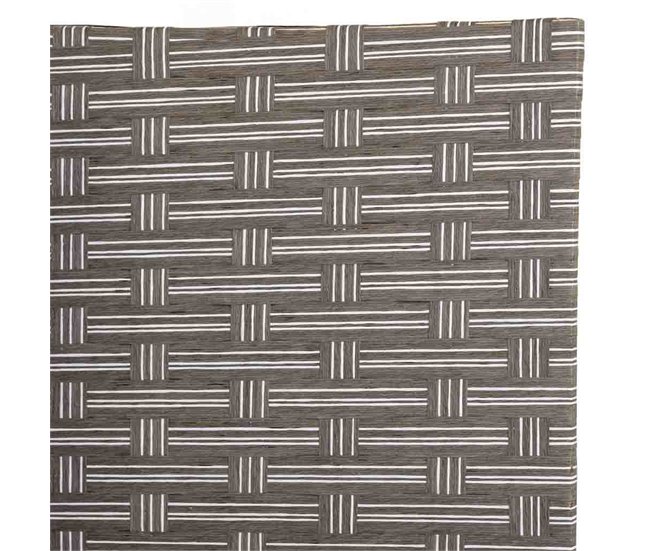 Paraban de papel trenzado 4 hojas Gris