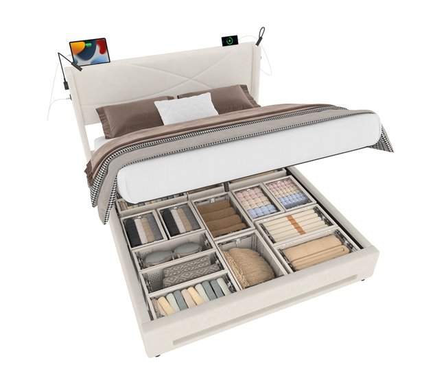 Canapés abatibles Beige