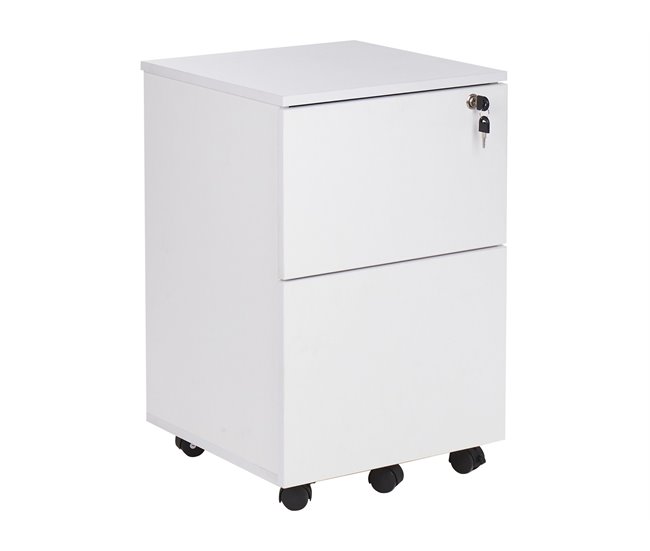 Beliani Estante de oficina JOHNSON Blanco