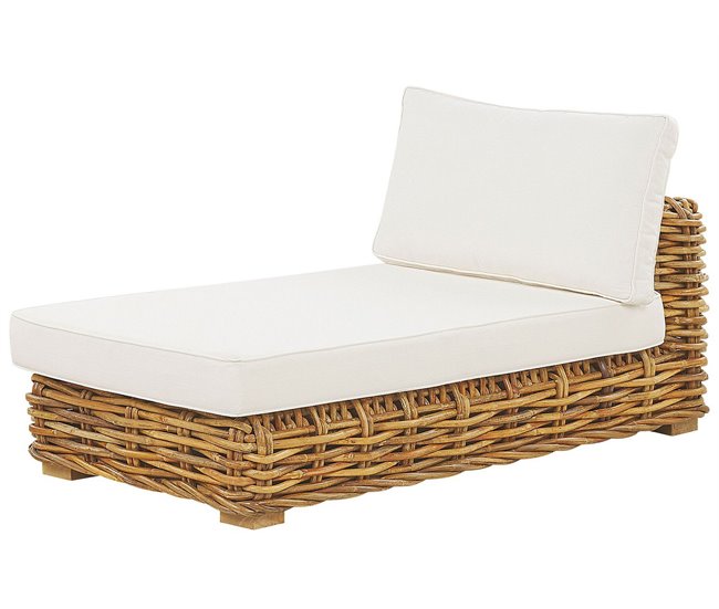 Beliani Conjunto de jardín VARALLO Crema
