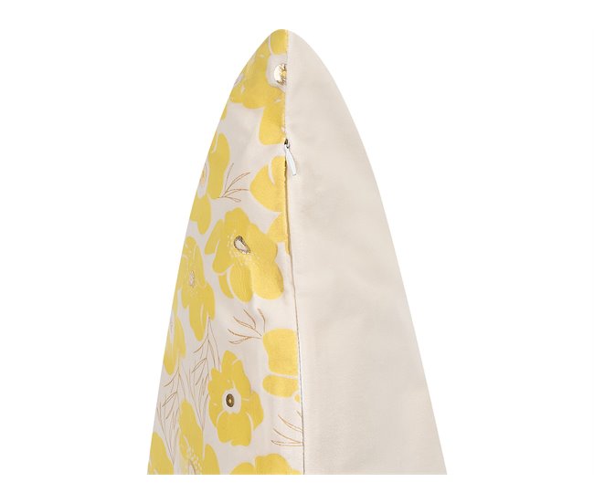 Beliani Cojín decorativo TRITELEIA 45x45 Amarillo
