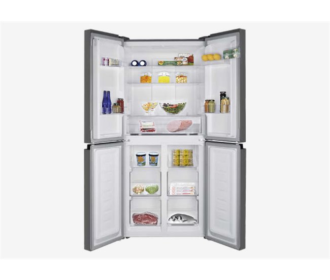 Frigorífico Americano 4 puertas 180 cm 362L Inox