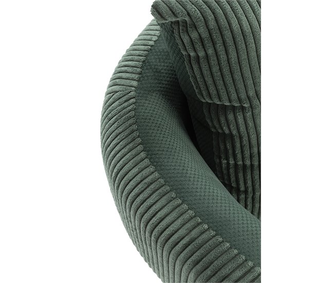 Sillón ARUNI tapizado en tela Verde