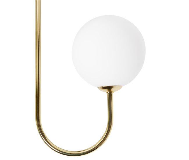 Beliani Lámpara de techo SHIRE Dorado