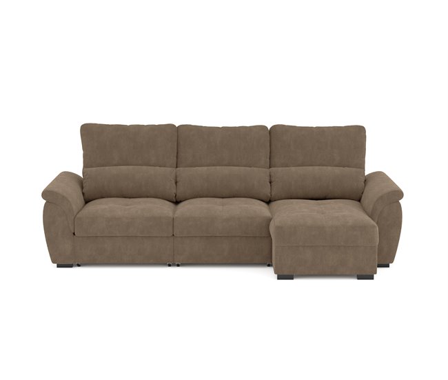Chaise longue con cama BENSON Camel