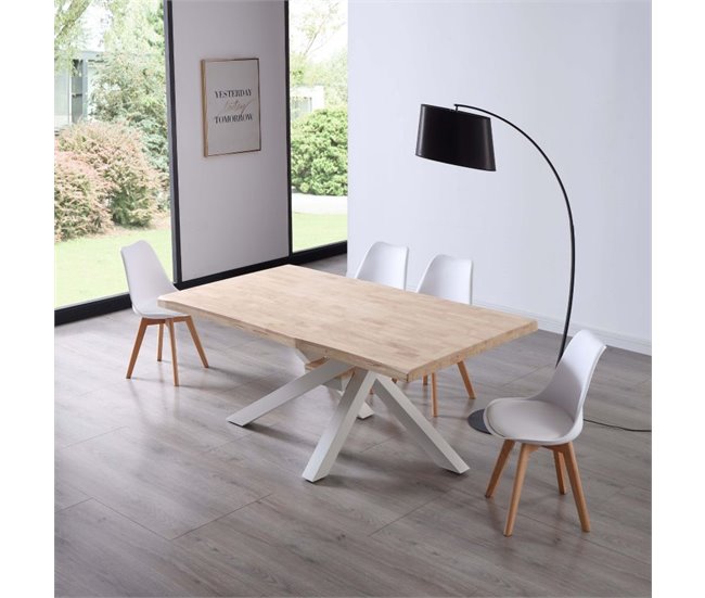 Mesa de comedor Xena Fit 180 180x100 Blanco