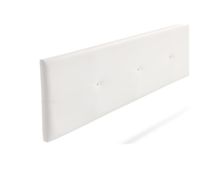 CABECERO TAPIZADO NAPOLI POLIPIEL  - Moonia 190 Blanco